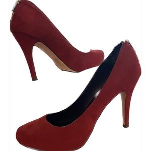 Call it Spring RED Faux Leather Pumps, 8.5  Spring Sale